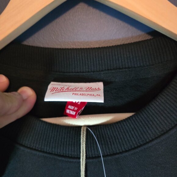 North Carolina A&T Aggies Mitchell & Ness Puff Print Fleece Pullover Sweatshirt - Picture 5 of 7